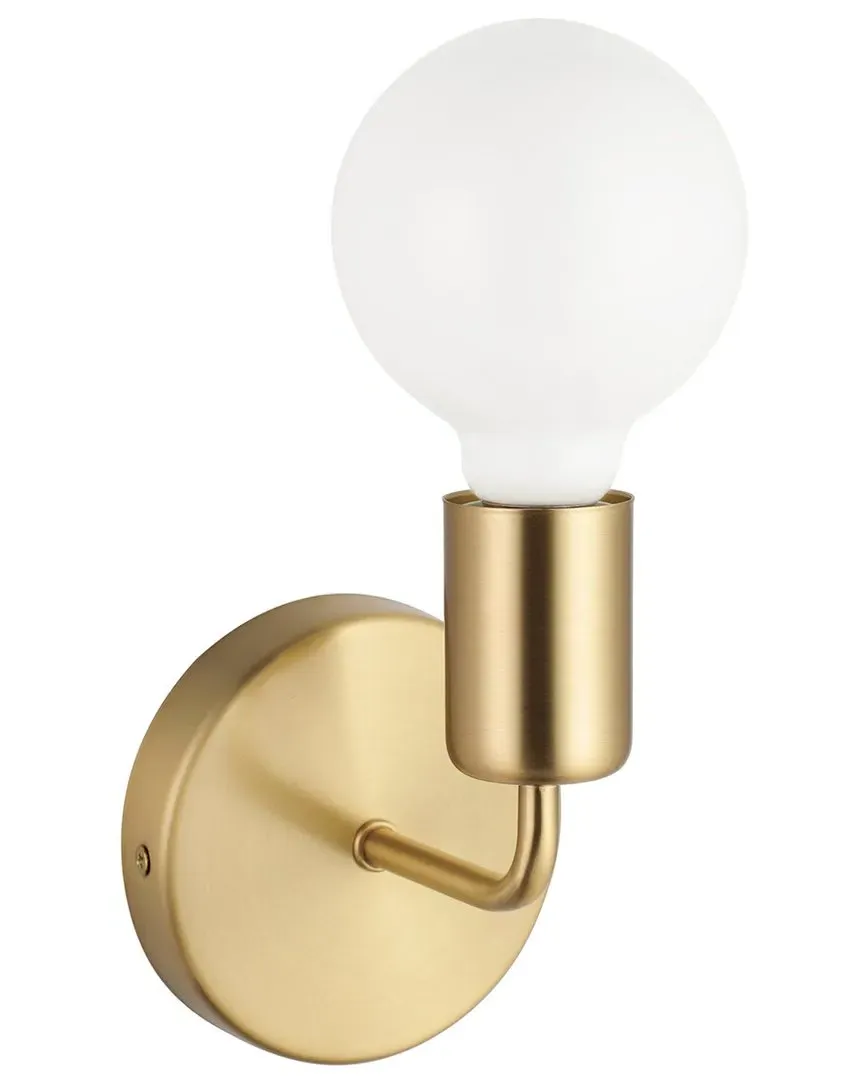 Avondale 1 Light Open Bulb Wall Light - Brushed Gold image