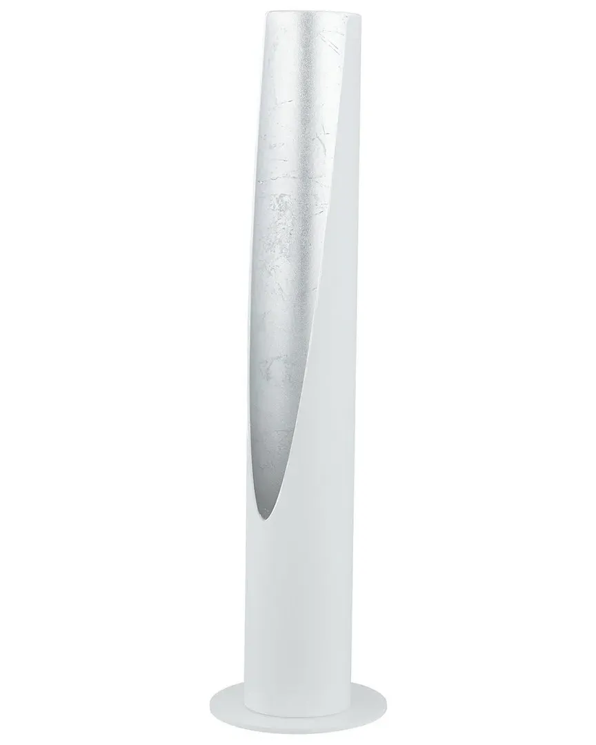 Barbotto Cylinder Table Lamp - White, Steel