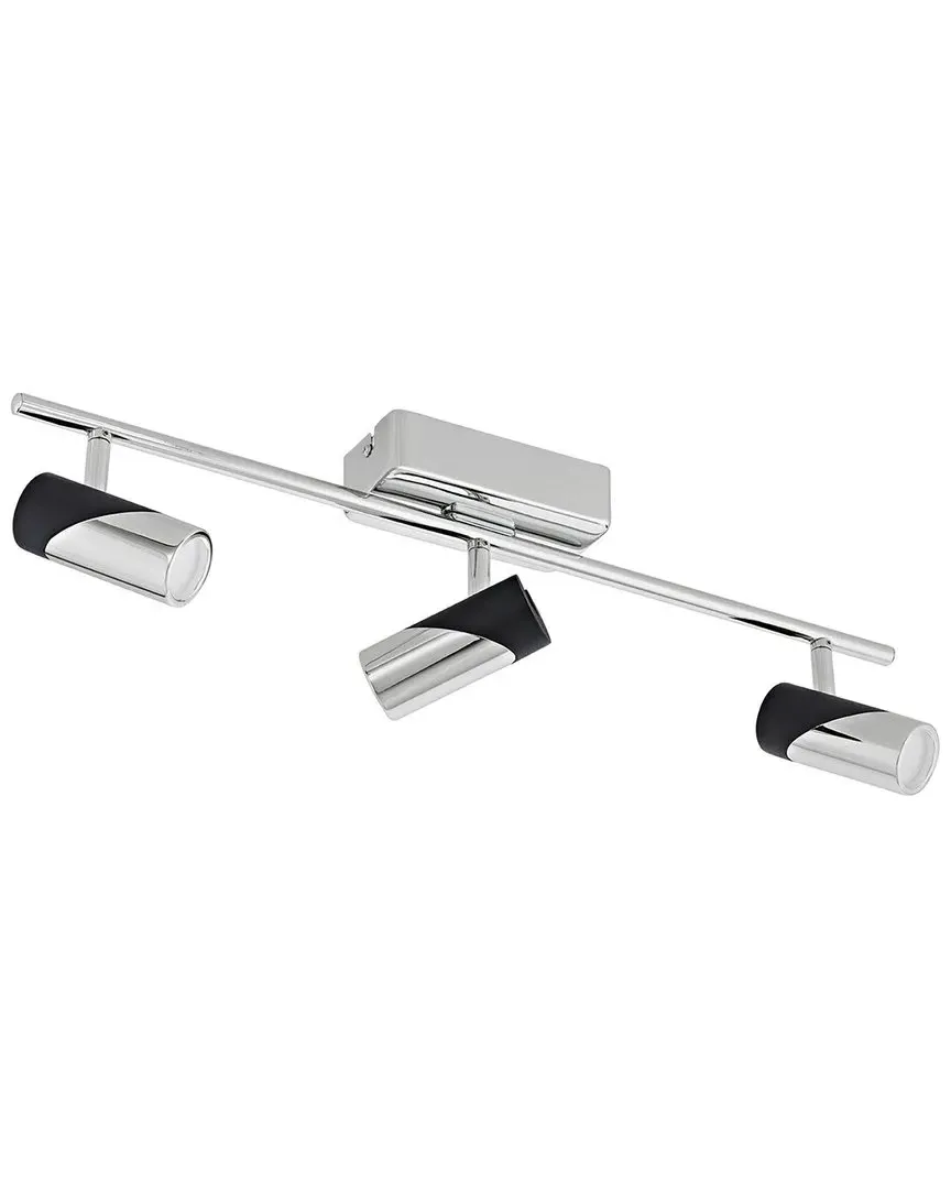 Bernedo 3 Light LED Track Light with Adjustable Heads - Chrome, Black image