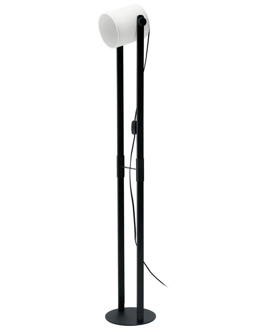 Burbank 1 Light Floor Lamp - Black, Steel