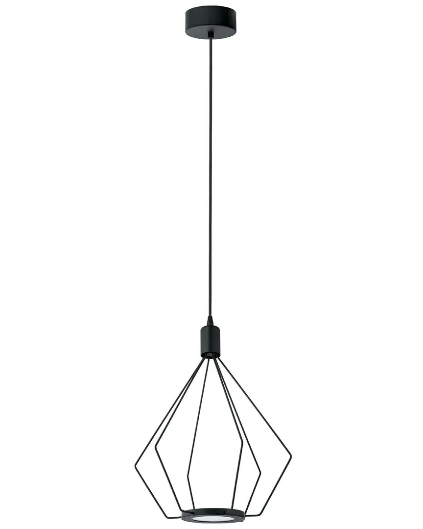 Cados 2 Light LED Pendant - Black, Metal image