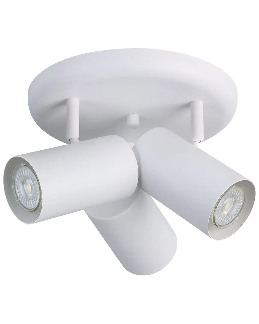 Calloway 3 Light Circular Ceiling Track Light - White