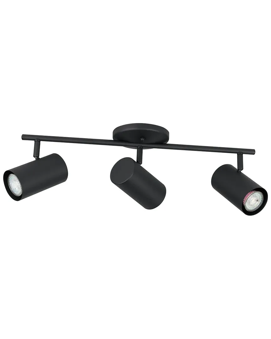 Calloway 3 Light Fixed Track Light - Black, Steel image