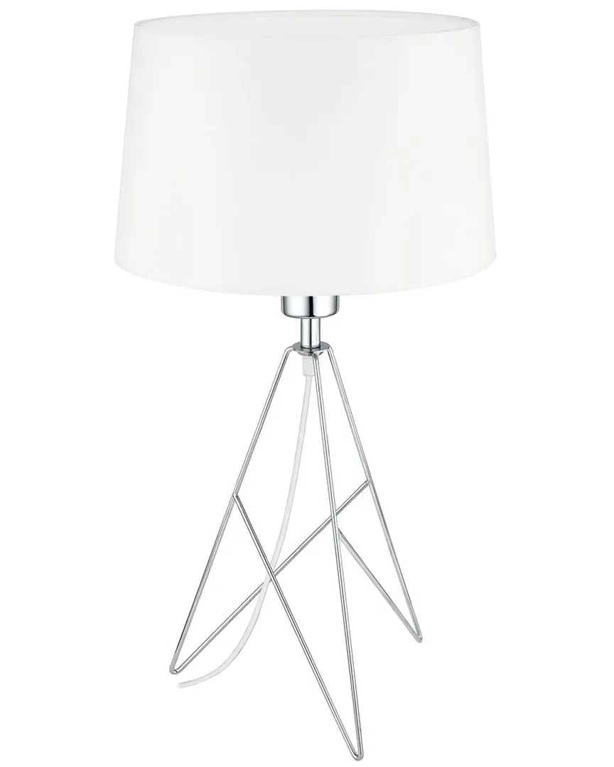 Camporale Round Table Lamp - Chrome, Steel image