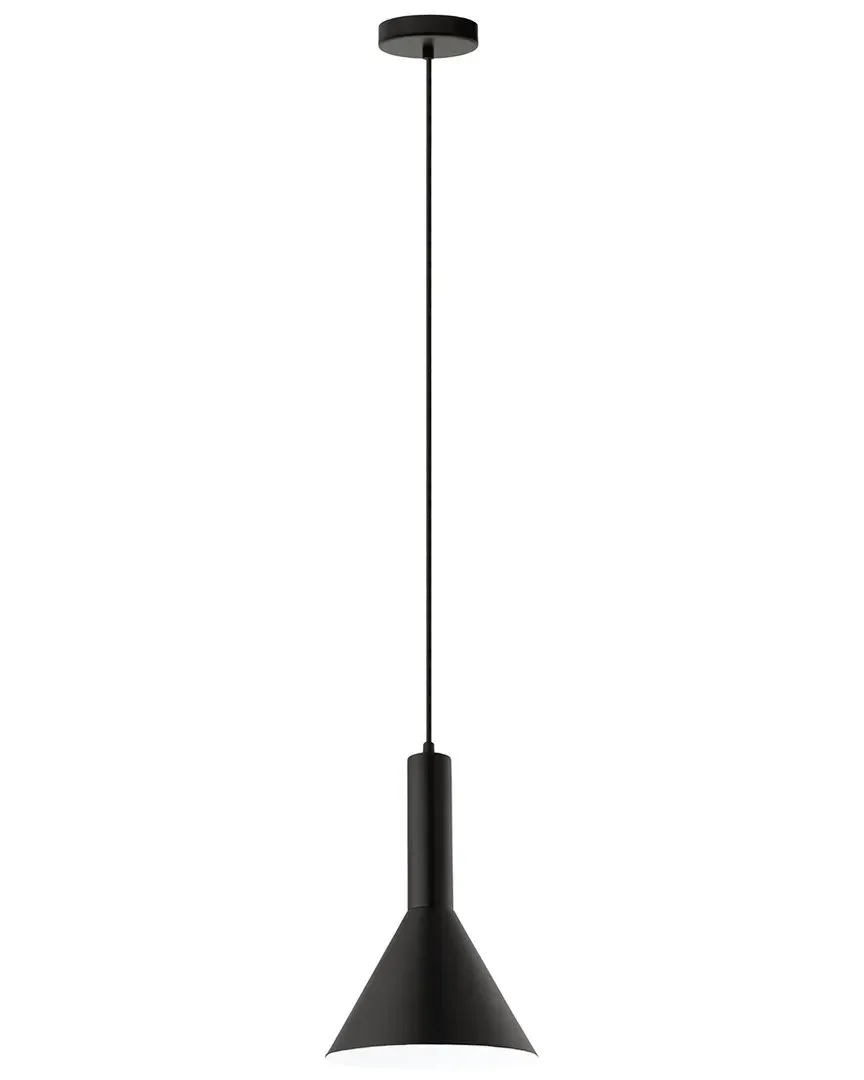 Canalello 1 Light Pendant - Matte Black, Metal image