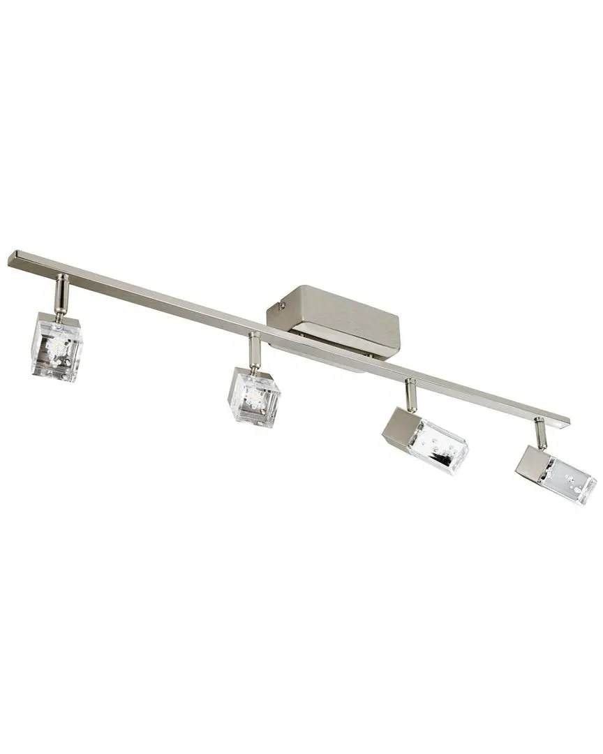 Cantil 4 Light LED Track Light - Matte Nickel, Steel image