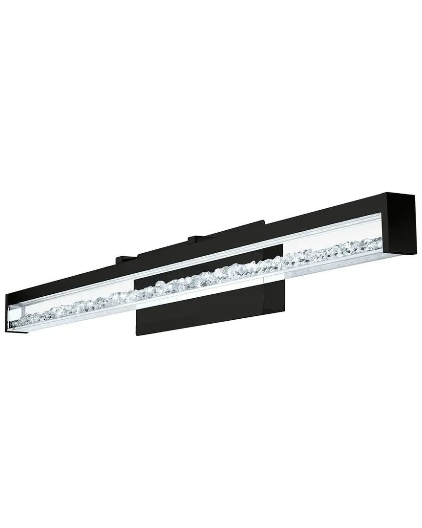 Cardito LED Bath Vanity Light - Black, Glass