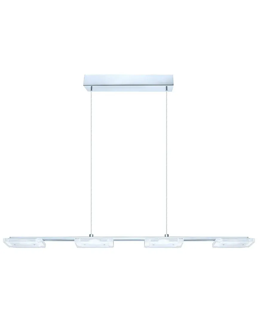 Cartama 4 Light LED Linear Pendant - Chrome, Acrylic image