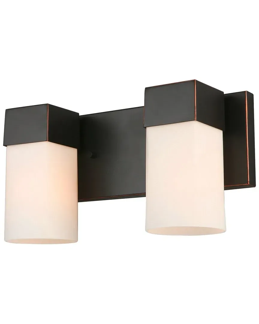 Ciara Springs 2 Light Bath Light - Oil Rubbed Bronze, Steel