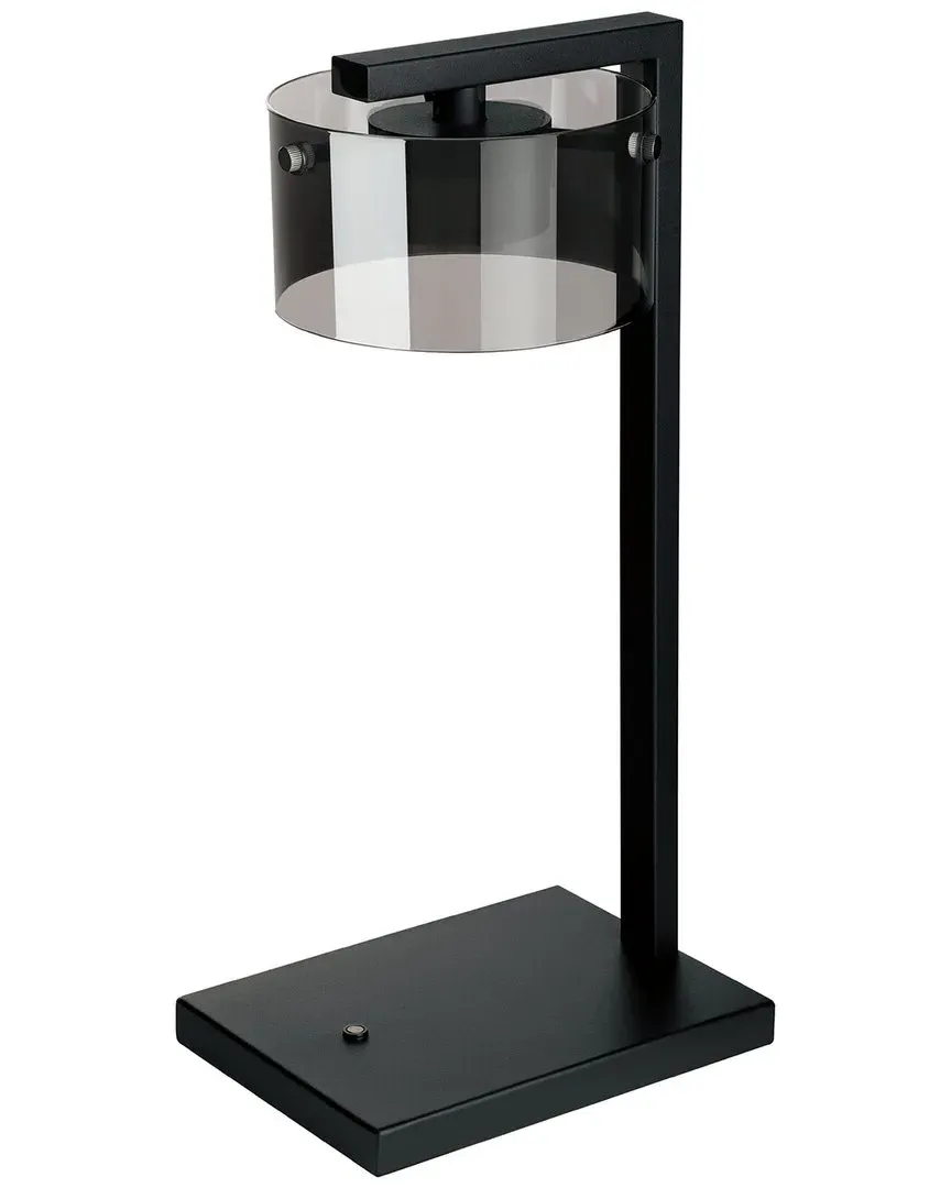 Copillus 1 Light LED Table Lamp - Black, Glass image