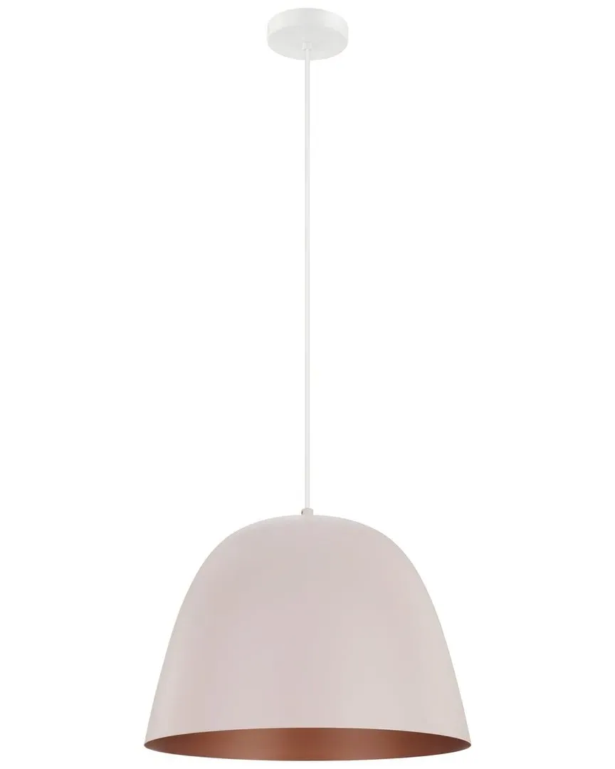 Coretto 1 Light Pendant - Apricot, Metal
