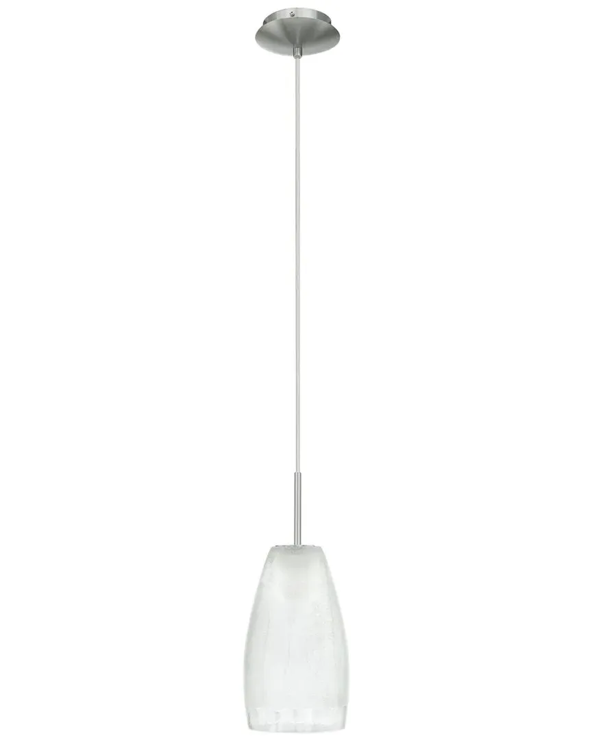Crash Mini Pendant Light - Matte Nickel, Frosted Glass image