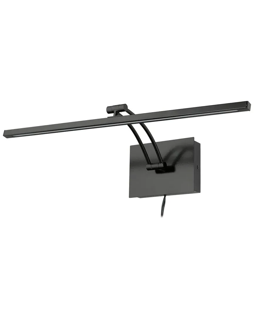 Doreen LED Picture Light with Clear Diffuser - Matte Black