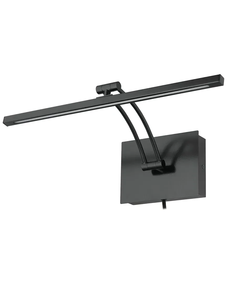 Doreen LED Picture Light with Clear Diffuser - Matte Black image