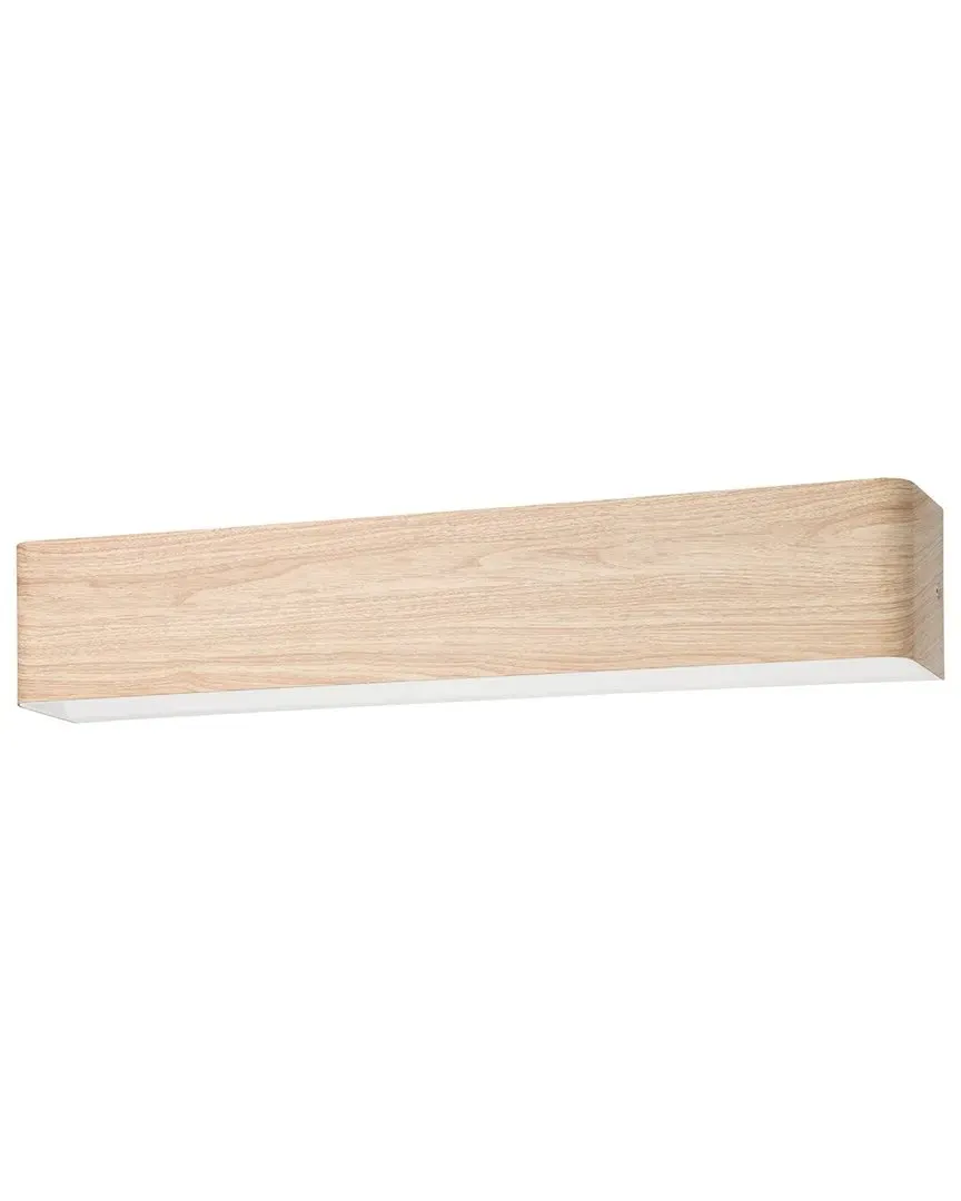 Dublin 1 Light LED Bath Vanity Light - Natural Wood