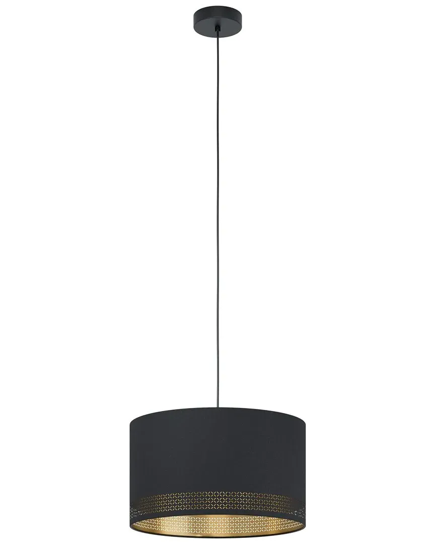 Esteperra 1 Light Pendant - Black, Steel image