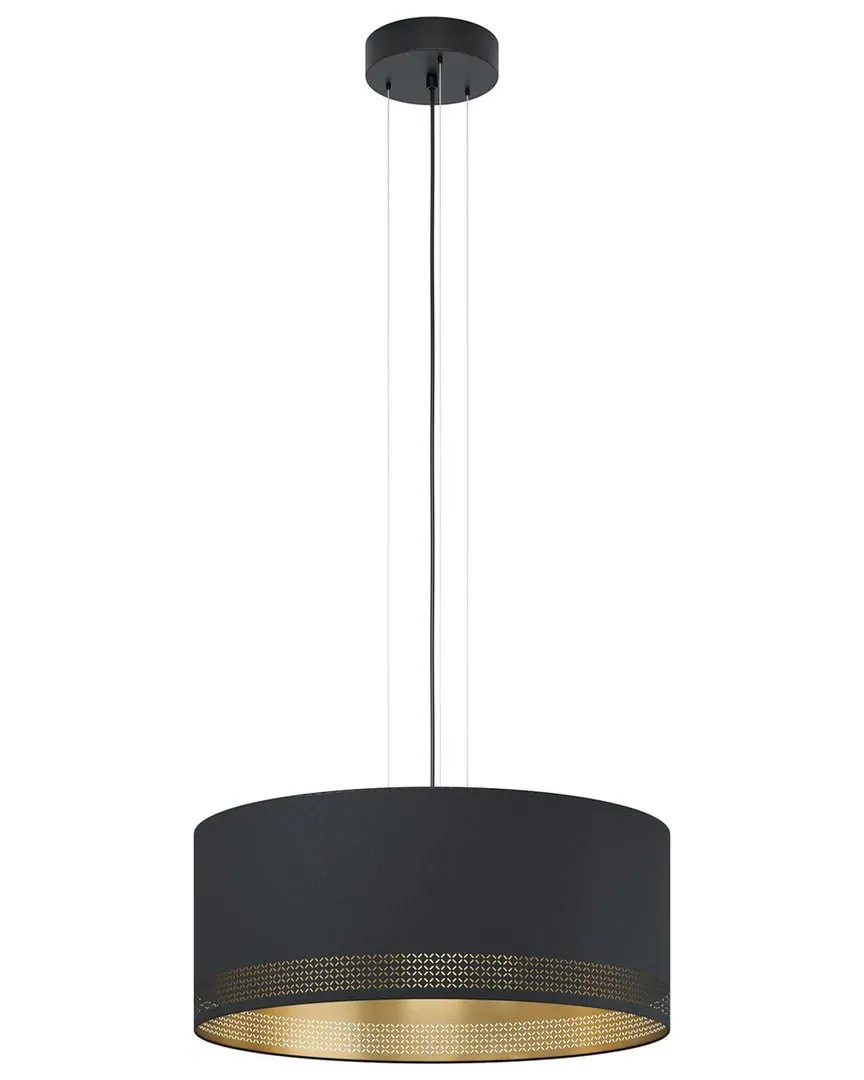 Esteperra 3 Light Pendant - Black, Steel
