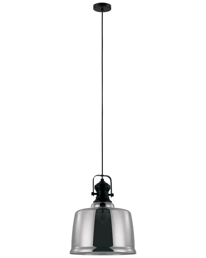 Gilwell 1 Light Pendant - Black, Chrome image
