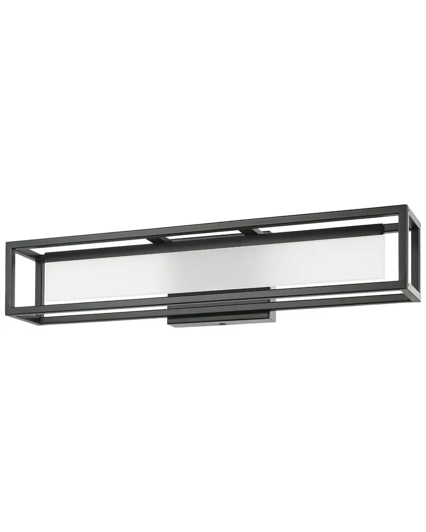 Gualajo LED Bath Vanity Light - Matte Black, White Acrylic image
