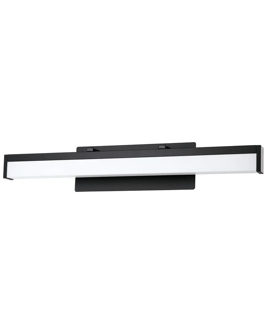 Hemlock LED Bath Vanity Light - Matte Black, Acrylic