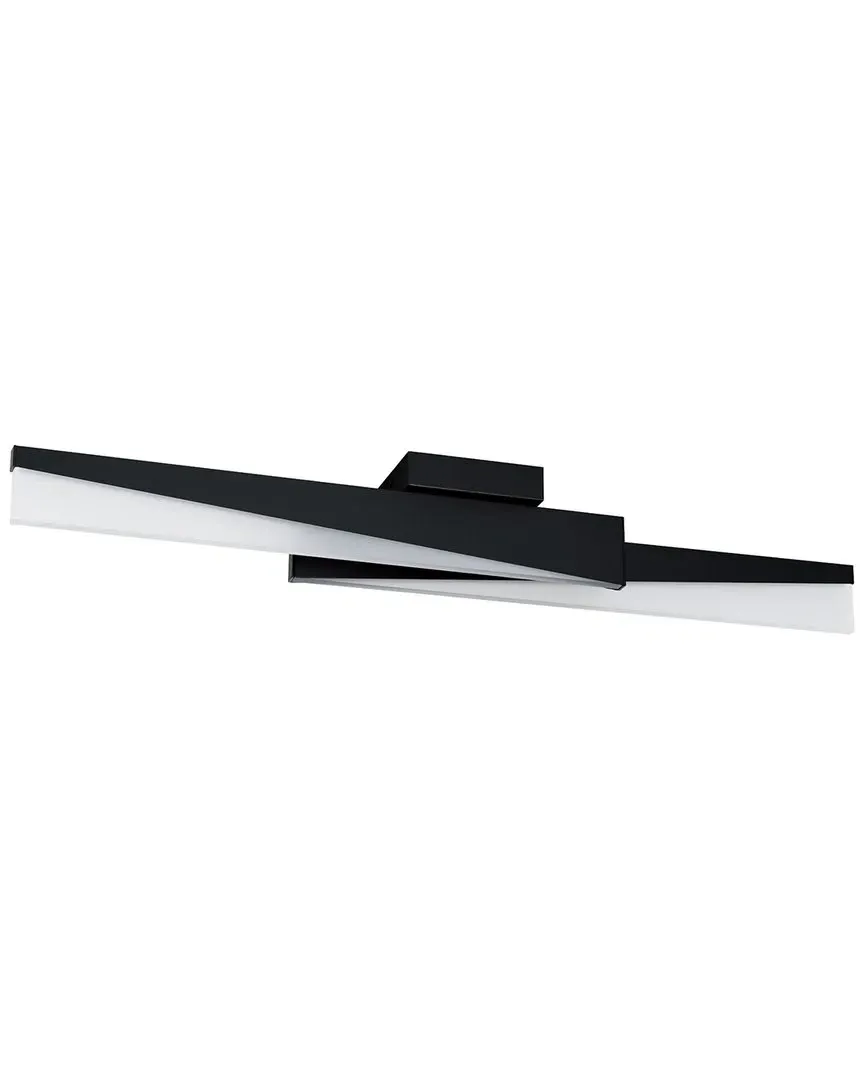 Isidro 2 Light LED Ceiling Light - Black, Acrylic image
