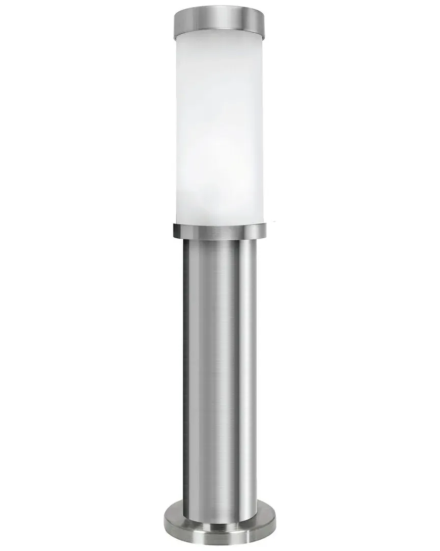 Konya 1 Light Outdoor Path Light - Matte Nickel, Glass image