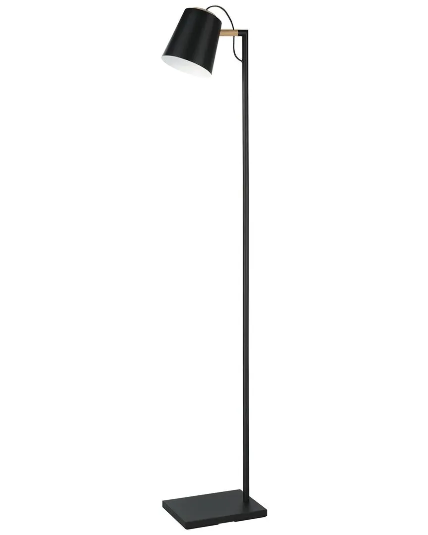Lacey 1 Light Floor Lamp - Black, Metal