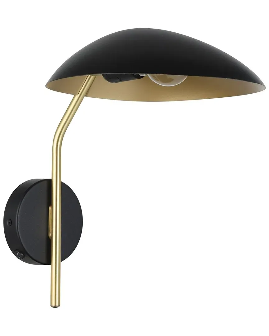 Lindmoor 1 Light Wall Light - Black, Metal