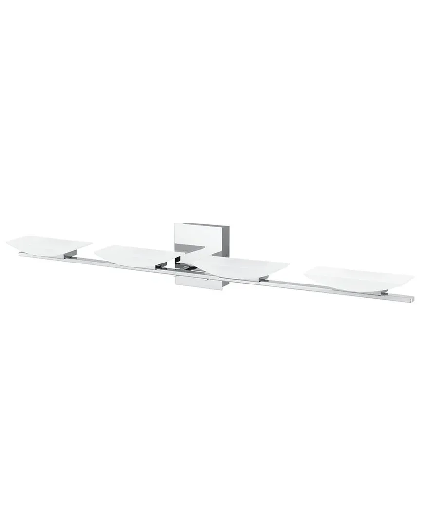Metrass 4-Light LED Bath Vanity Light - Chrome, Aluminum