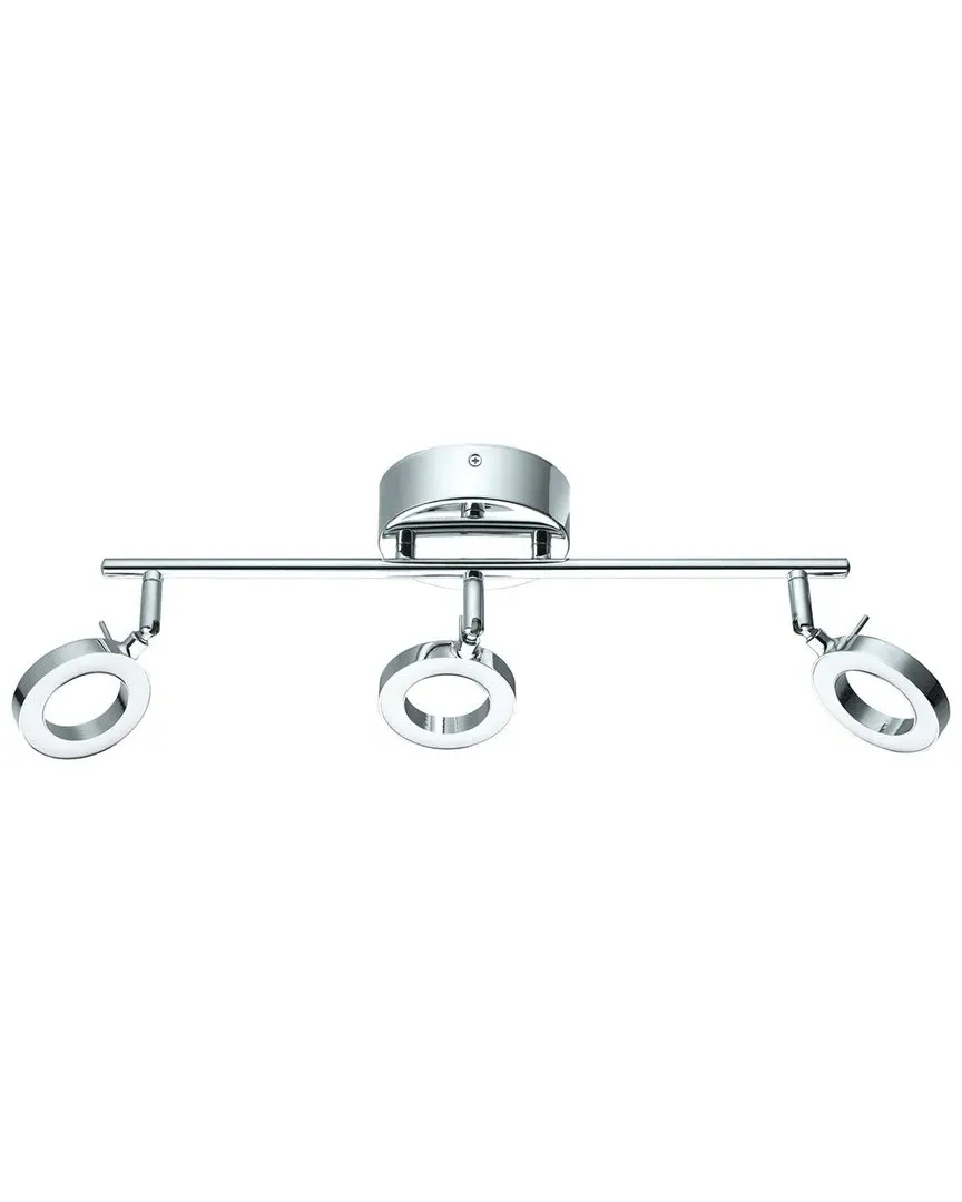Naudella 3 Light LED Track Light with Adjustable Heads - Chrome image