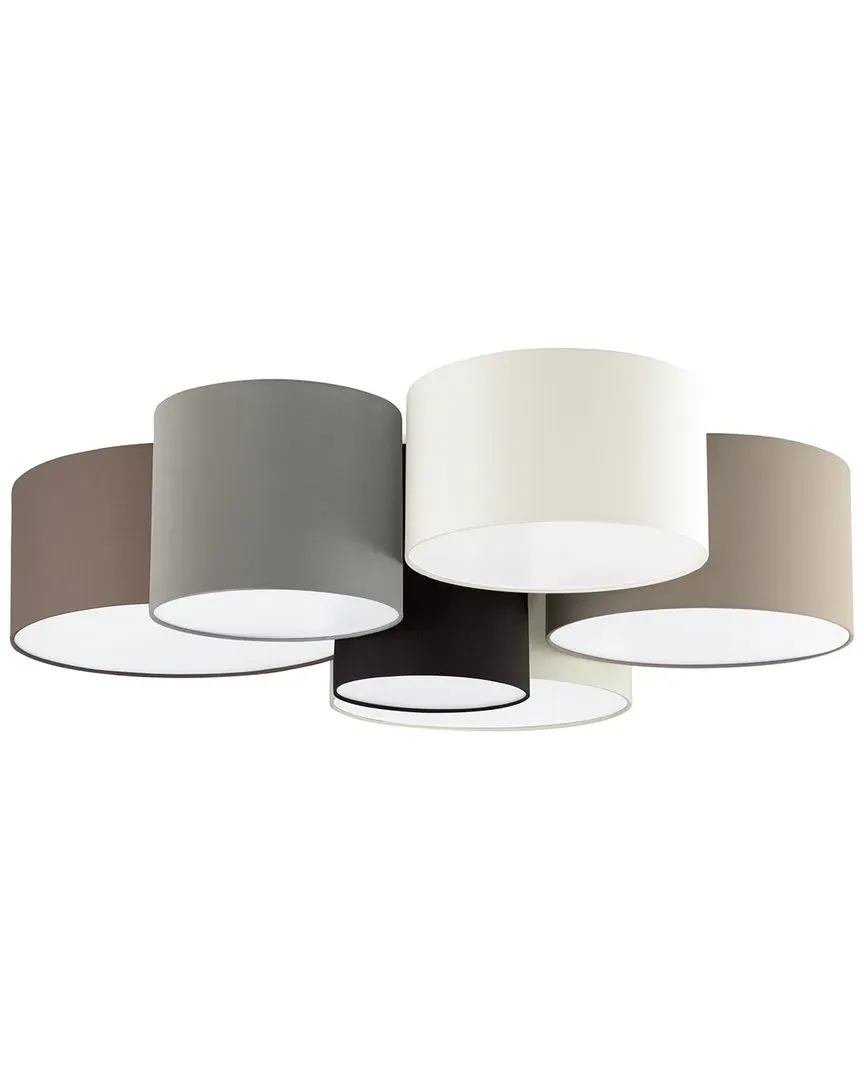 Pastore 6 Light Ceiling Light - Multi-Color, Cloth