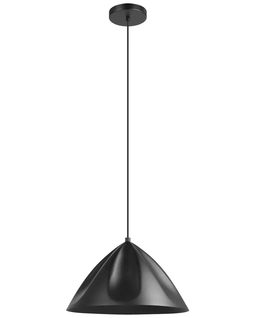 Podere 1 Light Pendant - Black, Metal image