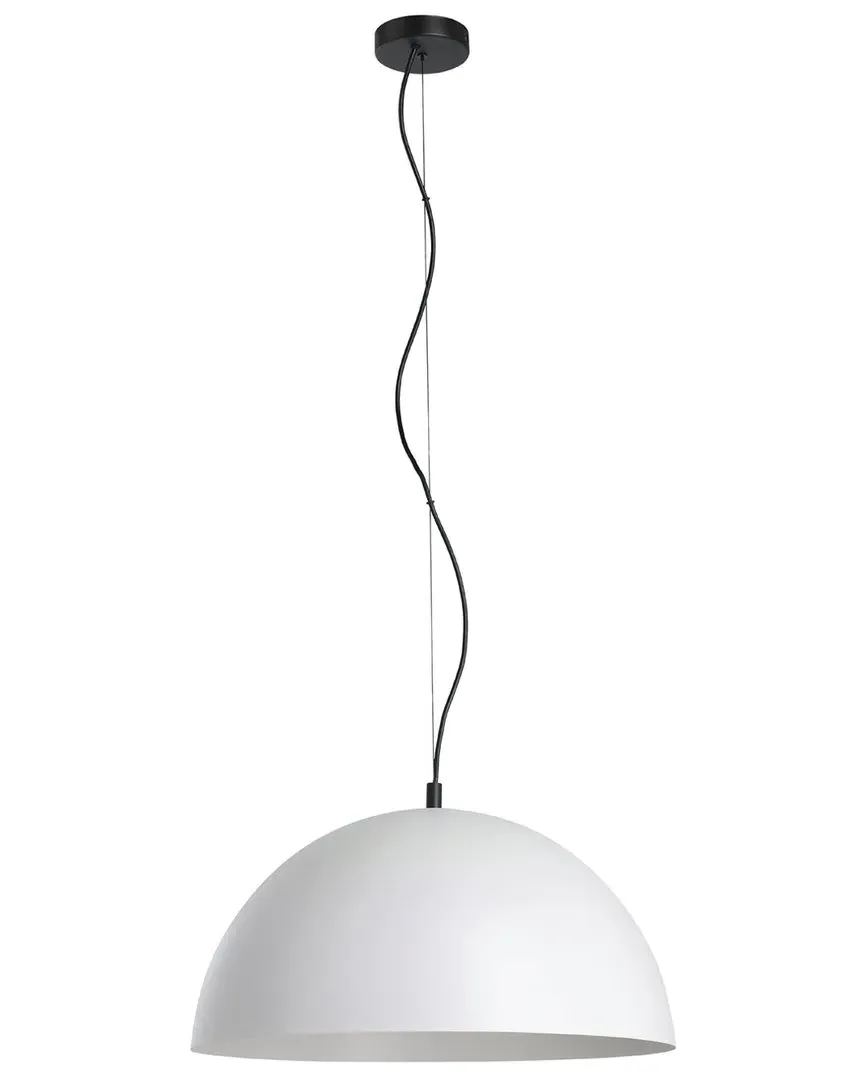 Rafaelino Dome Pendant Light - Grey, Metal