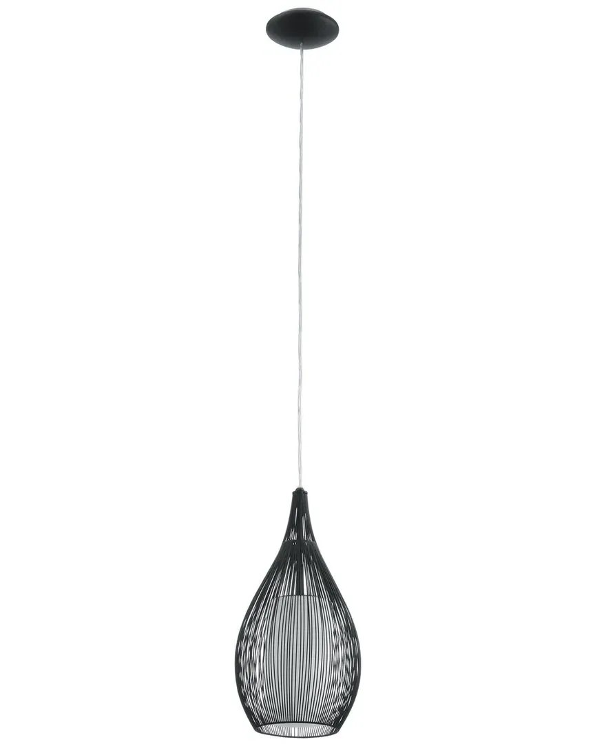 Razoni 1 Light Pendant - Black, Steel image