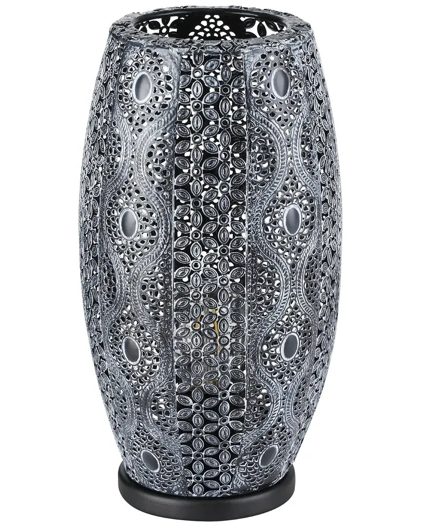 Riyadh 1 Light Table Lamp - Antique Black, Metal image