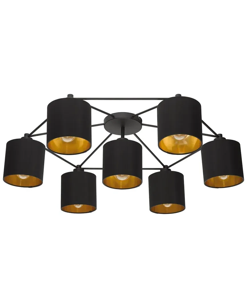 Staiti 7 Light Ceiling Light - Black, Steel image