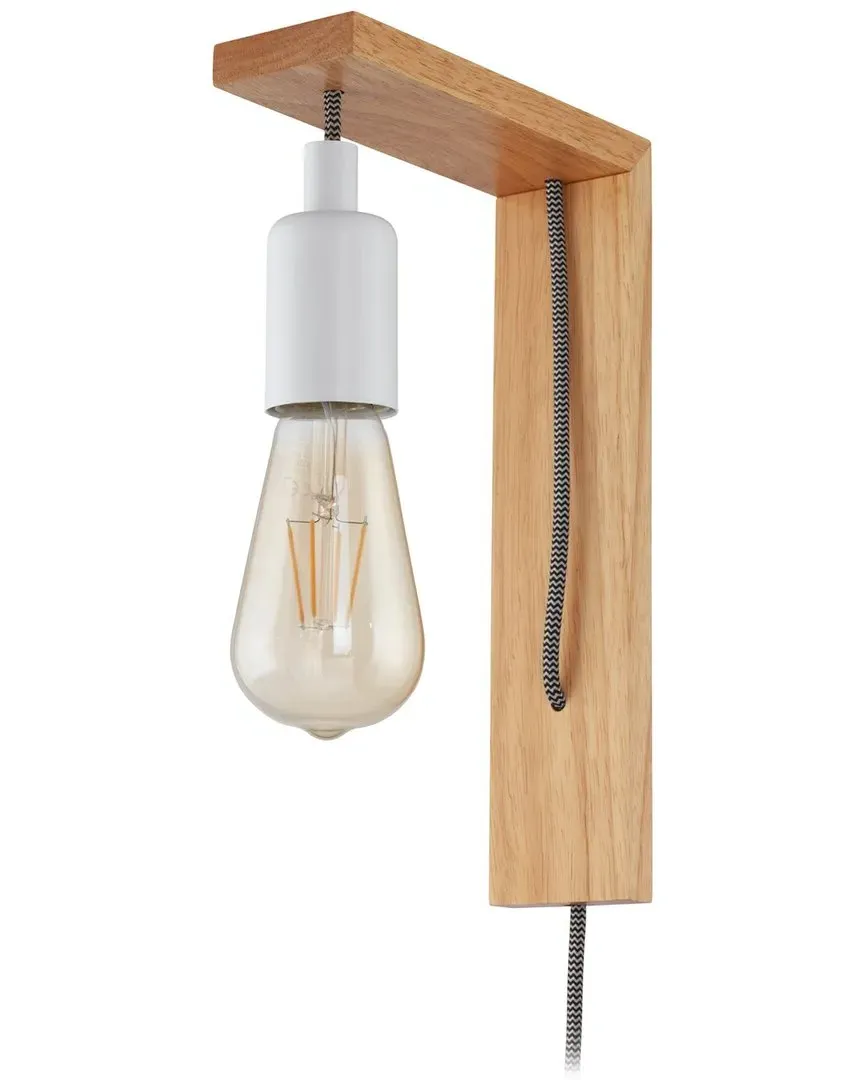 Tocopilla 1 Light Wall Light - Natural Wood