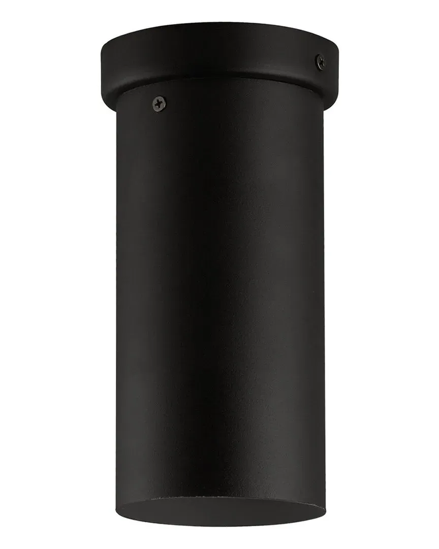 Tortoreto Cylinder Ceiling Light - Black, Steel image
