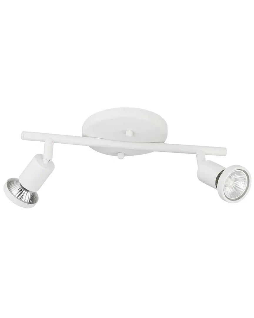 Tremendo 2 Light Fixed Track Light - White