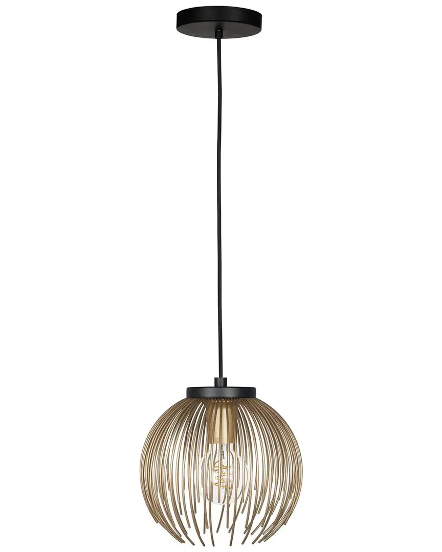 Venezuela 1 Light Mini Pendant - Black, Metal image