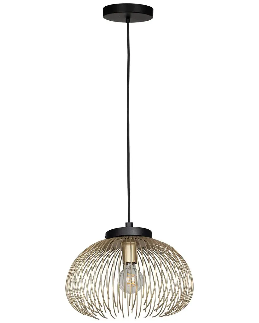 Venezuela Dual Mount Ceiling Pendant - Black, Metal