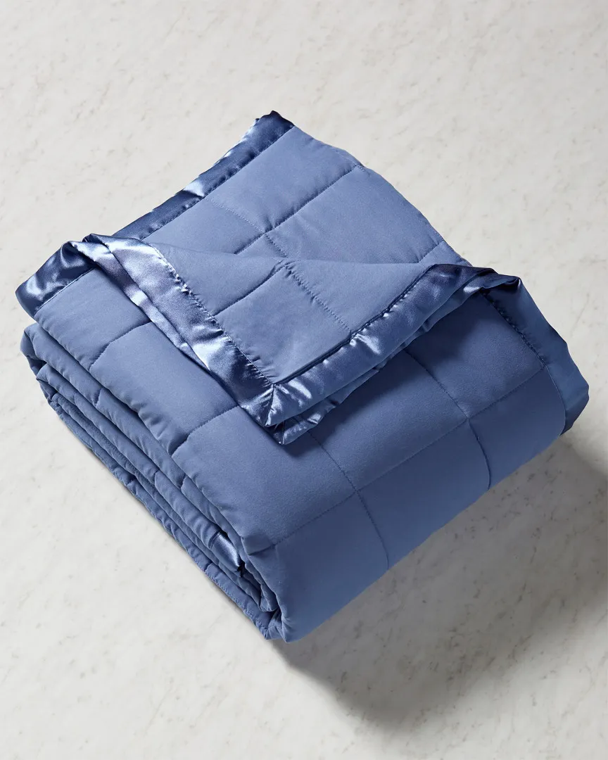 288 Fiber Down Alternative Brushed Microfiber Comforter - Blue