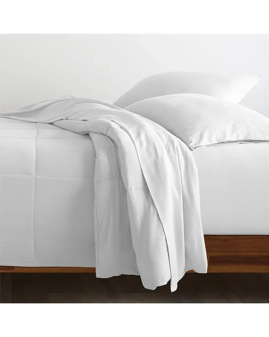 100% Cotton Percale Pillowcase Set - White image