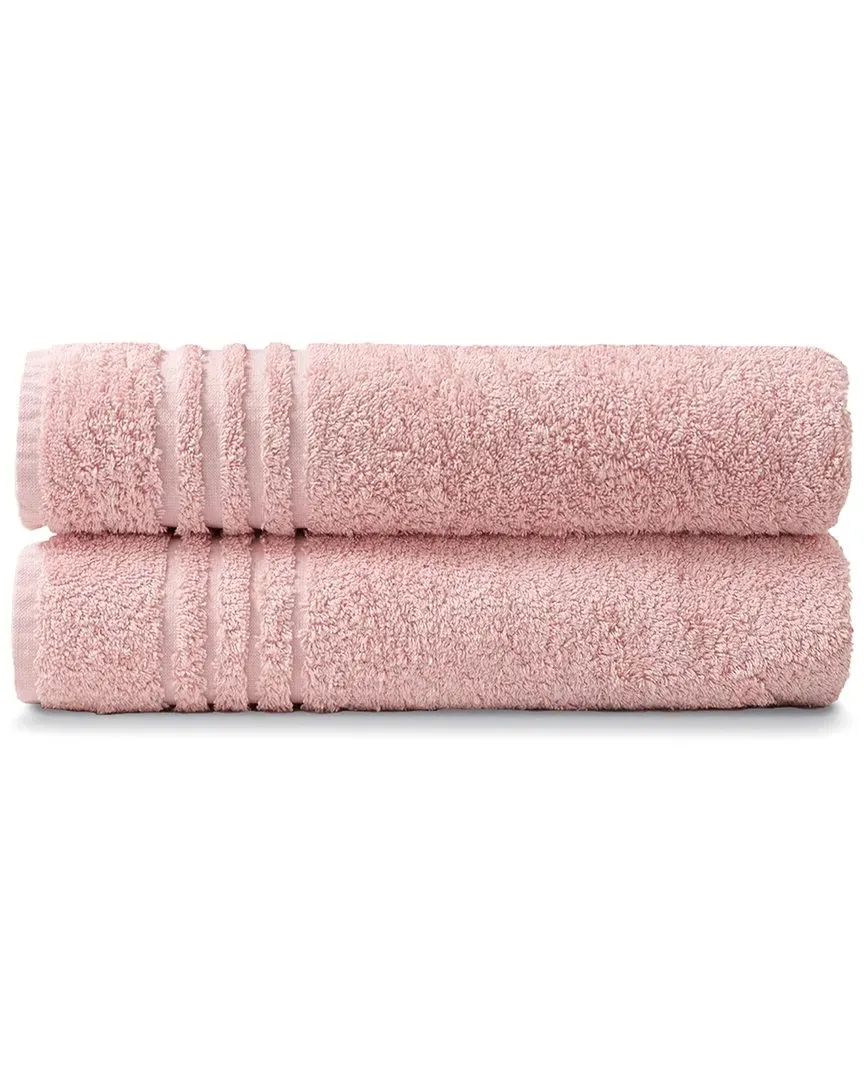 2pc Bath Towel Set - Rose, Cotton