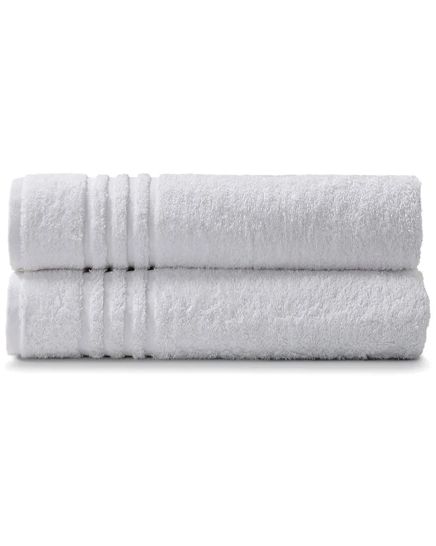 2pc Bath Towel Set - White, Cotton