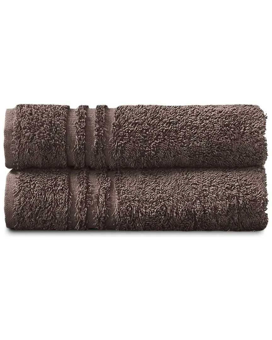 2pc Hand Towel Set - Brown, Cotton image