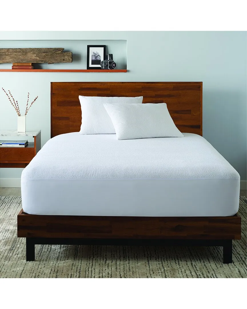 Ella Jayne Terry Cloth Waterproof Pillow Protector Set - White image