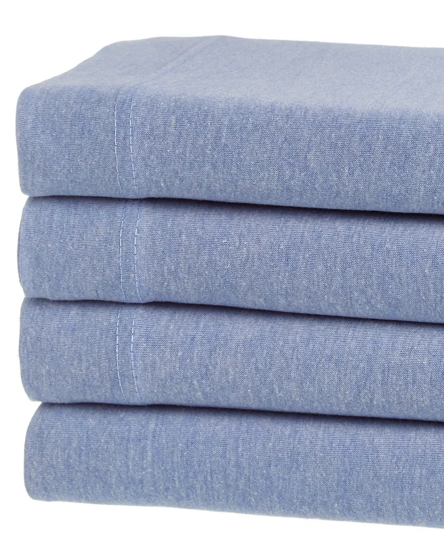 Heather Jersey Knit Sheet Set - Cotton Polyester image