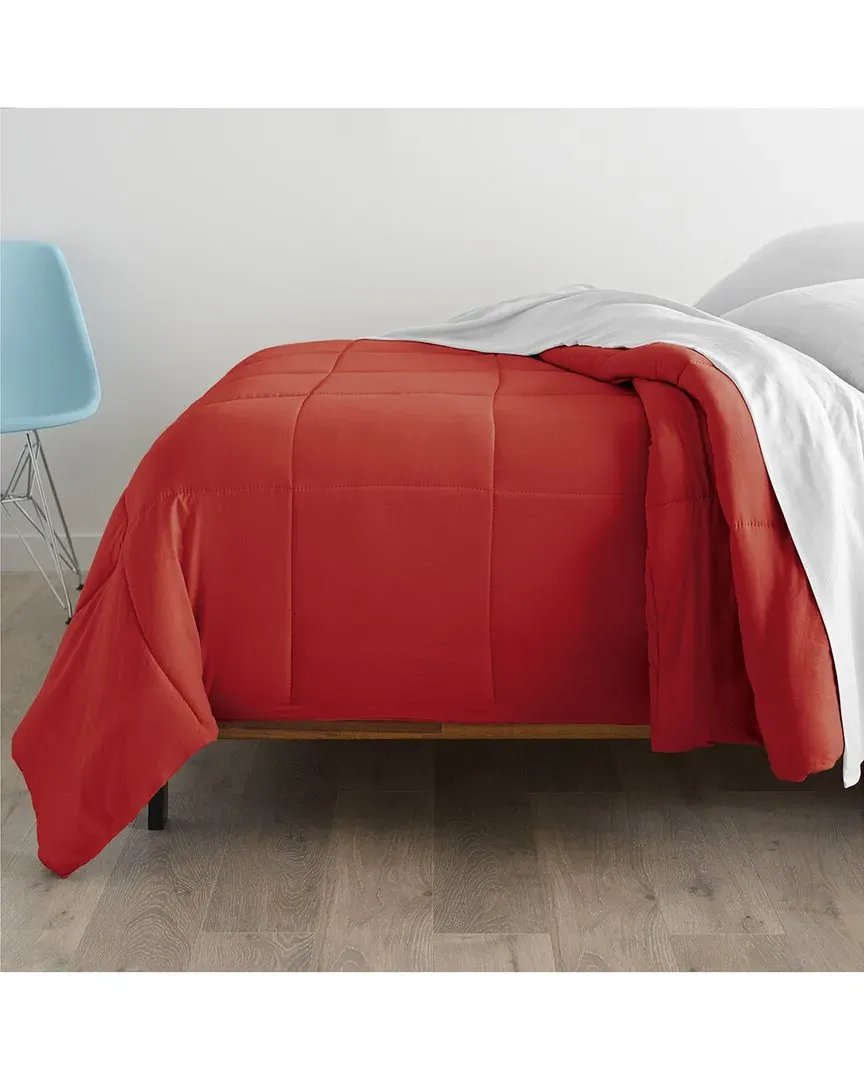 Microfiber Down-Alternative Comforter - Red