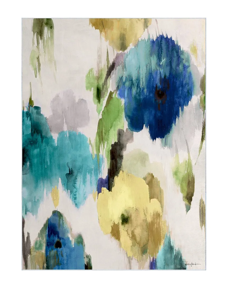 Abstract Flower I Hand Washable Area Rug - Multicolor image